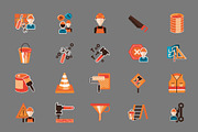 Construction Illustrations Set, an Object Illustration by studiogstock (Thumbnail 1 of 3)