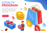 Customer Loyalty Programs Banners, a Person Illustration by TAlex (Thumbnail 6 of 6)