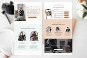 Podcast Landing Page Showit Template, a Landing Page Template by Sugar Studios (Thumbnail 4 of 7)