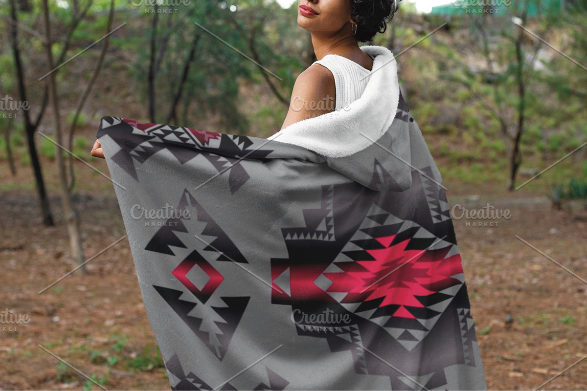 Dark Vibrant Native American Pattern, a Pattern Graphic by PPEthnicDecorPattern (Photo 2 of 10)