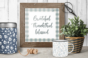 Farmhouse Plaids And Florals