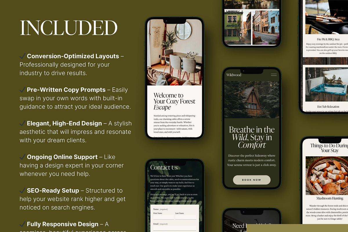AirBnB Squarespace Website Template, a Squarespace Template by MartaLebre (Photo 6 of 10)