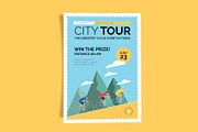 Bicycle City Tour, a Flyer Template by Me55enjah Design (Thumbnail 2 of 4)