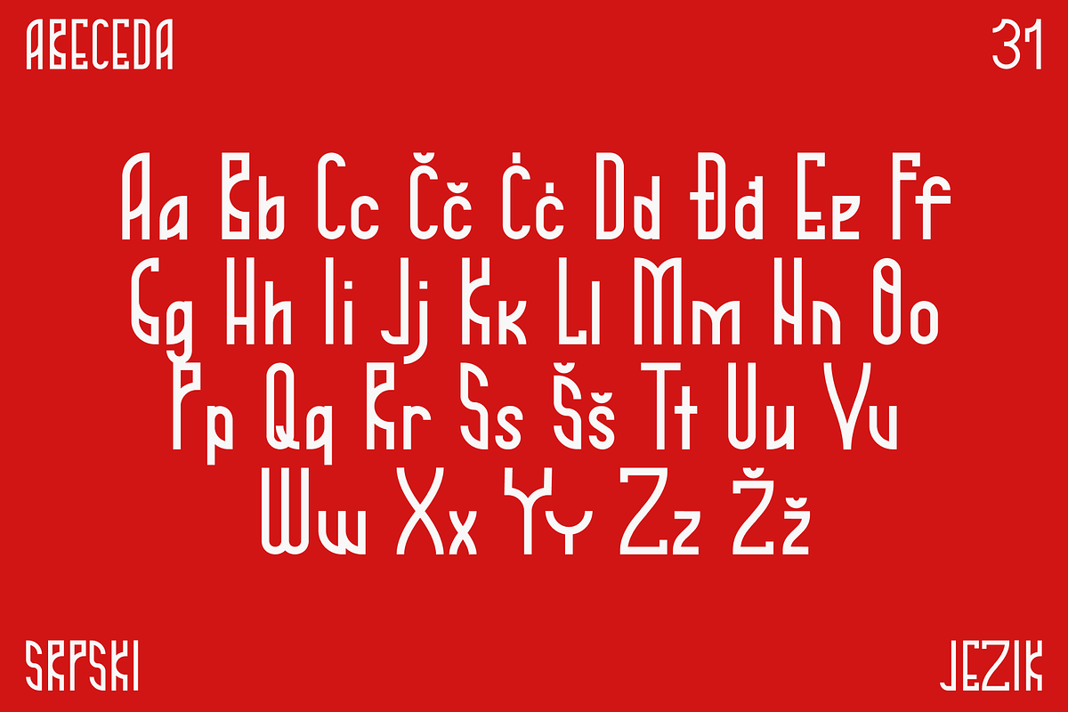 Moba - traditional slavic font, a Font by Stefan Kostić (Photo 6 of 8)