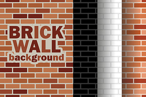 Brick Wall Background, a Texture Graphic by Volyk