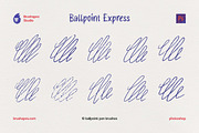 Photoshop Ballpoint Pen Brushes, a Brush Add-On by brushapes.com (Thumbnail 8 of 10)
