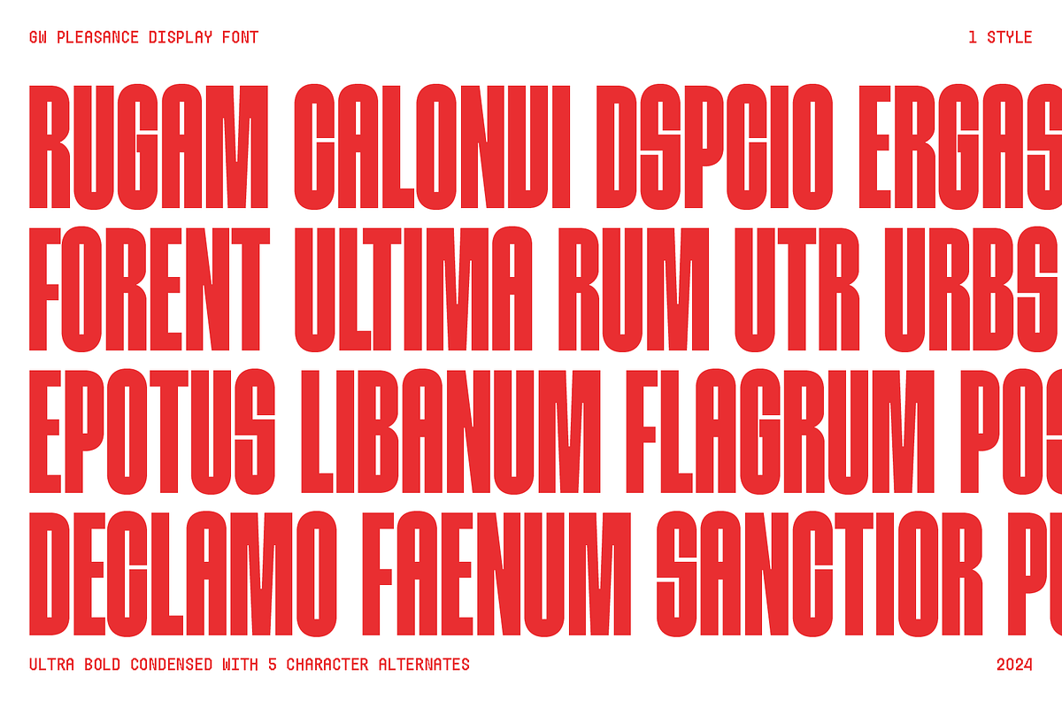 GW Pleasance, a Sans Serif Font by Goodwheel Studio (Photo 12 of 12)