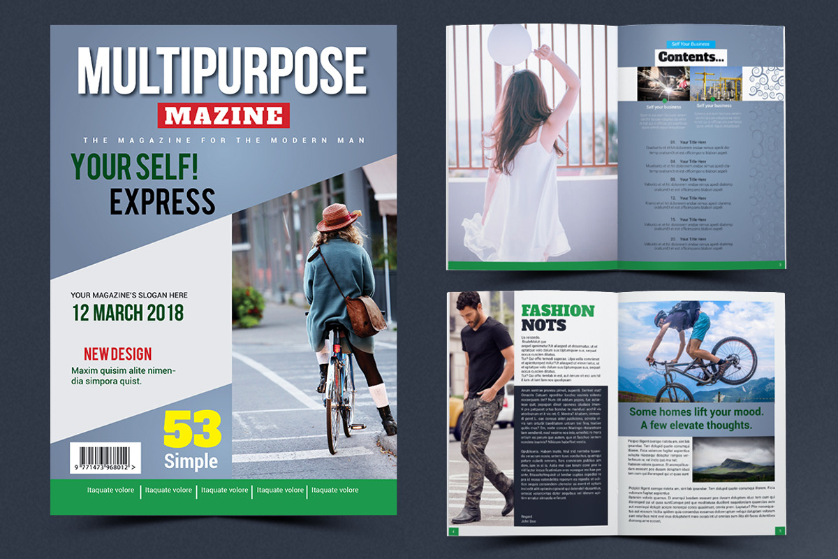 Magazine Template, a Magazine Template by artico (Photo 2 of 7)