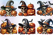 Halloween Spooky Scarecrow, a Seasonal Illustration by Craft Nest (Thumbnail 2 of 4)