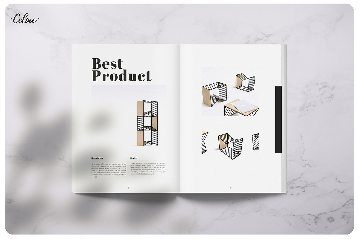 AESTHETIC Lookbook Catalog Template, a Magazine Template by Celine Studio (Photo 2 of 8)