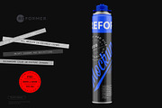 Polyurethane Foam Bottle Mockup, a Packaging Mockup by Reformer Mockup (Thumbnail 5 of 6)