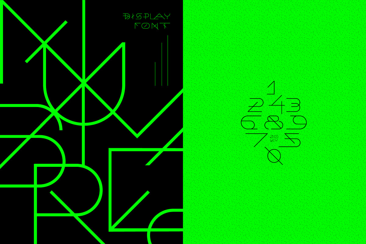 Joky - Light futuristic font, a Font by DanieleFranchi (Photo 3 of 9)