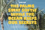 Slow Club - Hand-Drawn Display Font, a Handwritten Font by shineink.designlab (Thumbnail 7 of 12)