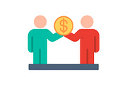 Funds Flat Icon, a Duotone Icon by Pexelpy (Thumbnail 1 of 2)
