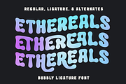 Lakotha - Bubble Ligature Font, a Sans Serif Font by Say Studio (Thumbnail 2 of 12)