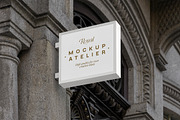 Outdoor signage mockup, a Product Mockup by eezo (Thumbnail 1 of 3)
