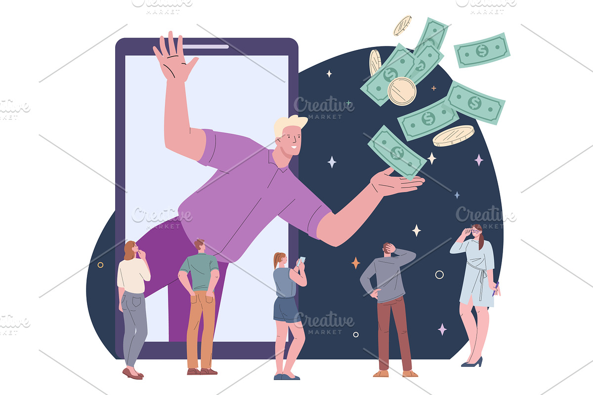 Financial consultant. Online scammer, a Finance Illustration by Valerie Bodnar