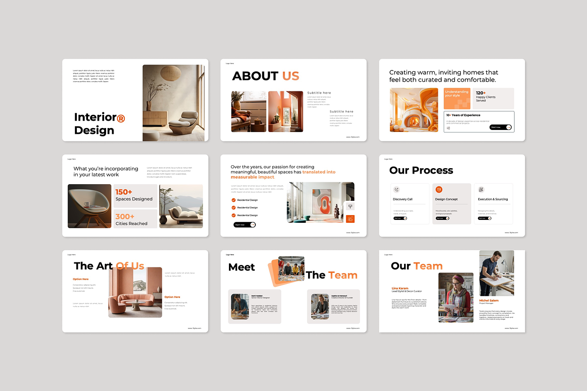 Home Interior  PowerPoint Template, a Presentation Template by Premast (Photo 2 of 4)