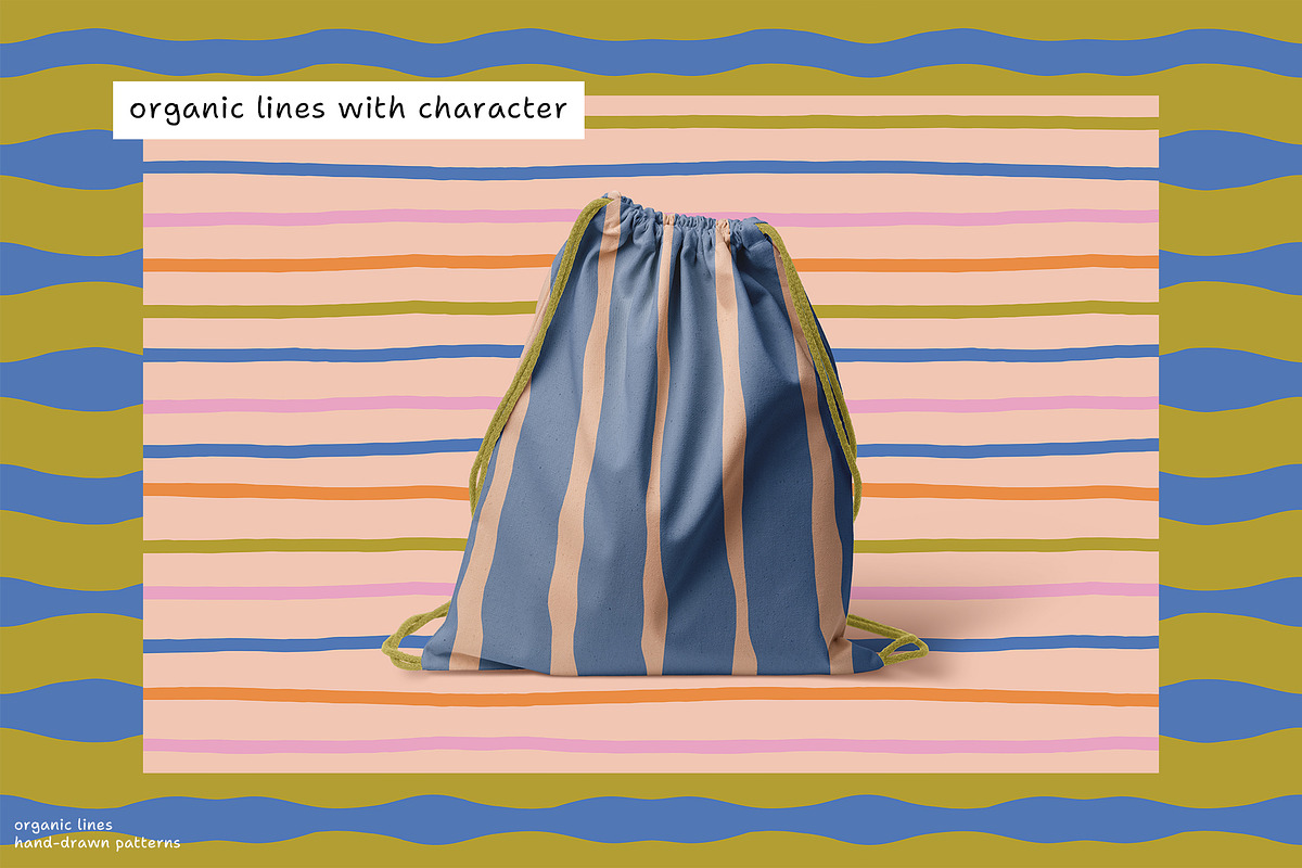 Organic Lines – Seamless Patterns, a Pattern Graphic by iliveinoctober (Photo 6 of 11)