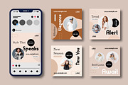 Modern Fashion Sale Social Media, a Social Media Template by MightyDesign (Thumbnail 2 of 8)