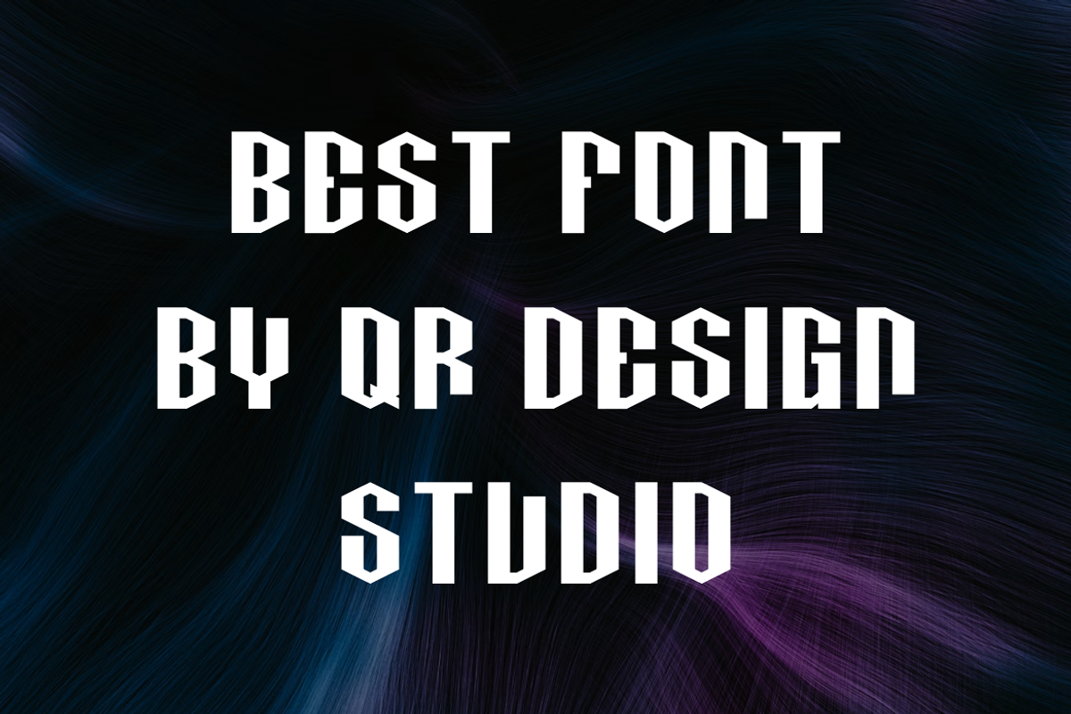 Sayexz - Gothic Display Font, a Sans Serif Font by QR Design Studio (Photo 4 of 6)