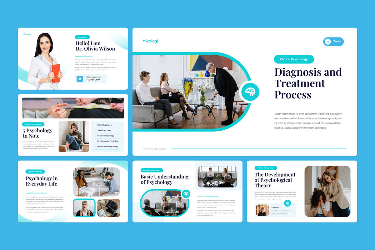 Psychology PowerPoint, a Presentation Template by YossyOneStd (Photo 3 of 6)