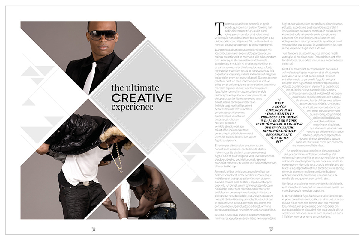 Magazine Template InDesign 10, a Magazine Template by Love Graphic Design (Photo 27 of 28)