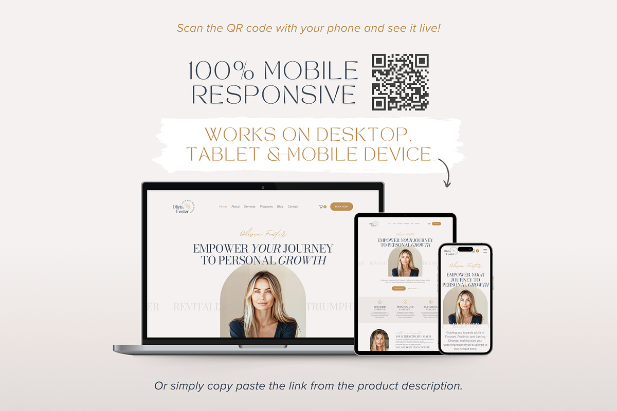 Wix Website Template for Coaches, a Wix Template by vectorocean (Photo 5 of 11)