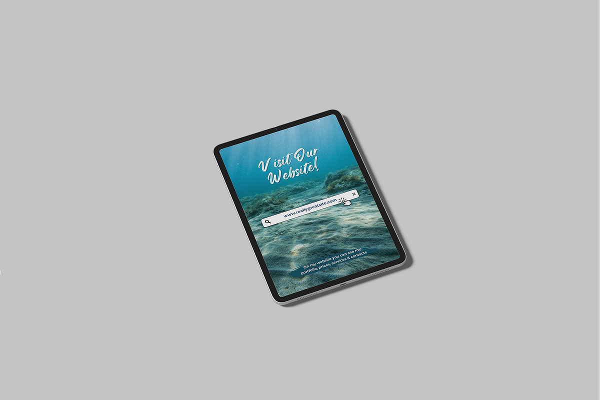 Realistic Tablet Mockup, an iPad Mockup by lamorastudio (Photo 10 of 11)