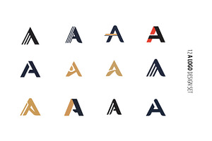 A collection of unique logo designs, an Illustration by designvectx