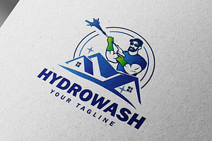 Professional Hydrowash Logo Template