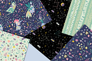 Midsummer Fairies Digital Papers, a Pattern Graphic by Lilla Bölecz (Thumbnail 3 of 6)