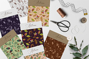 Autumn Leaves Watercolor Clipart, an Illustration by Oh Darling Graphics (Thumbnail 9 of 9)