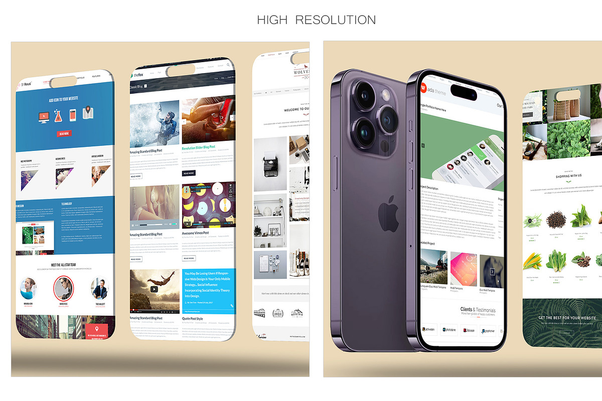 ALL 3D iPHONE MOCK-UP BUNDLE VOL-2, an iPhone Mockup by Graphicsworld125 (Photo 9 of 20)