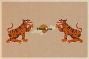 Oriental Folk clipart and patterns, an Animal Illustration by Paper Cherry (Thumbnail 18 of 18)