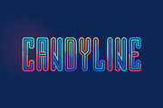 Candyline Colored display font, a Symbol Font by kaer_shop (Thumbnail 1 of 7)