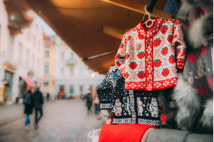 Various Colorful Knitted Traditional, a Holiday Photo by Our Amazing World