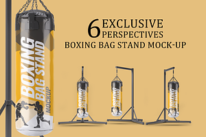 Boxing Bag Stand Mock-Up