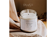 Moody Candle Label PSD Mockup, a Mockup by Kelligraphy Co. (Thumbnail 2 of 2)