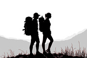 Hiker and Mountain Bundle, an Illustration by Creativeshirt (Thumbnail 19 of 21)