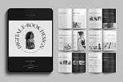 Digital Ebook Template, a Brochure Template by E-Type (Thumbnail 1 of 7)