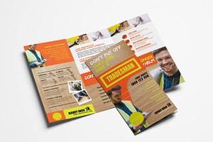 Handyman Brochure Template