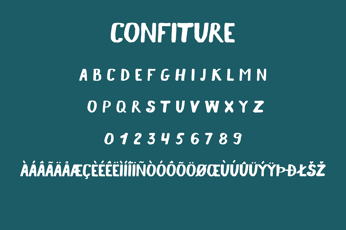 Confiture, a Sans Serif Font by PudraART (Photo 12 of 15)