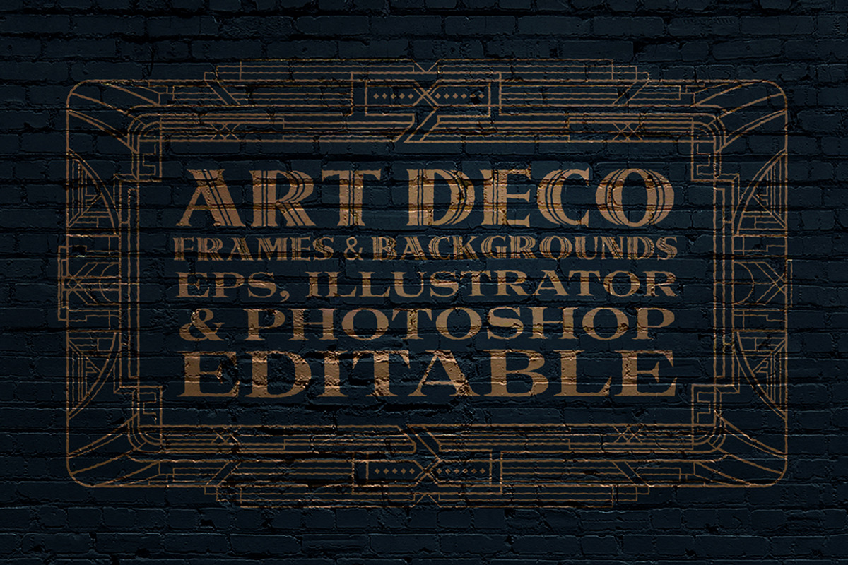 10 Frames Vol.2 - Art Deco Style preview 3