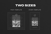 Instagram Social Media CANVA Grunge, a Social Media Template by Vermeulen Design Studio (Thumbnail 3 of 6)