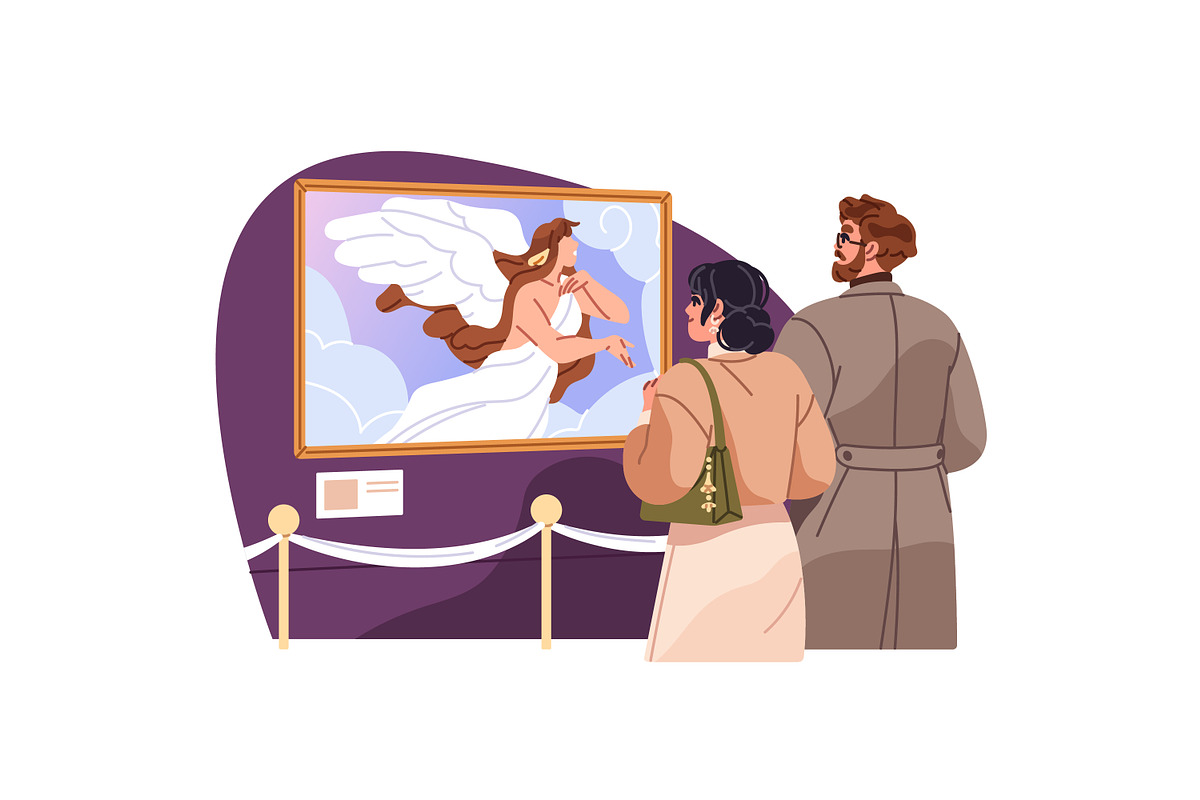Love couples on romantic date set, a Person Illustration by PaperTrident (Photo 8 of 11)