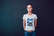 25 T-Shirts Mock-Up (Part 4), a Shirt Mockup by Freeman Studio (Thumbnail 17 of 32)