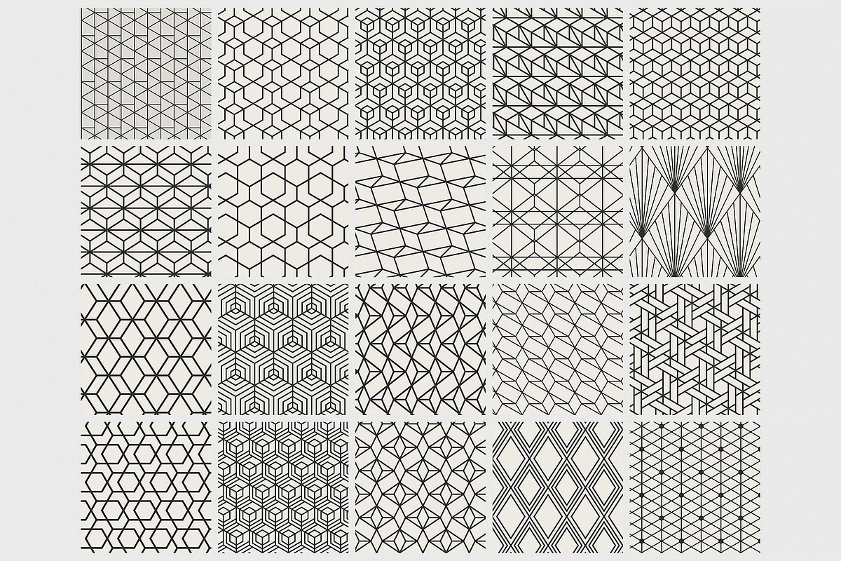 Geometric Patterns Collection, a Pattern Graphic by Kokoshka (Photo 2 of 10)