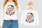 Patchwork Santa Claus Png, Retro Chr, an Illustration by Libby Wishes (Thumbnail 8 of 8)