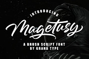 Magetusy - Brush Script, a Script Font by Graha Type (Thumbnail 1 of 12)